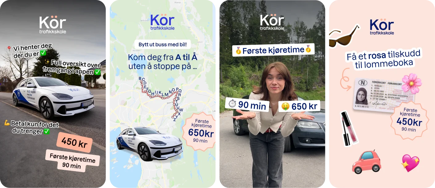Kör annonser